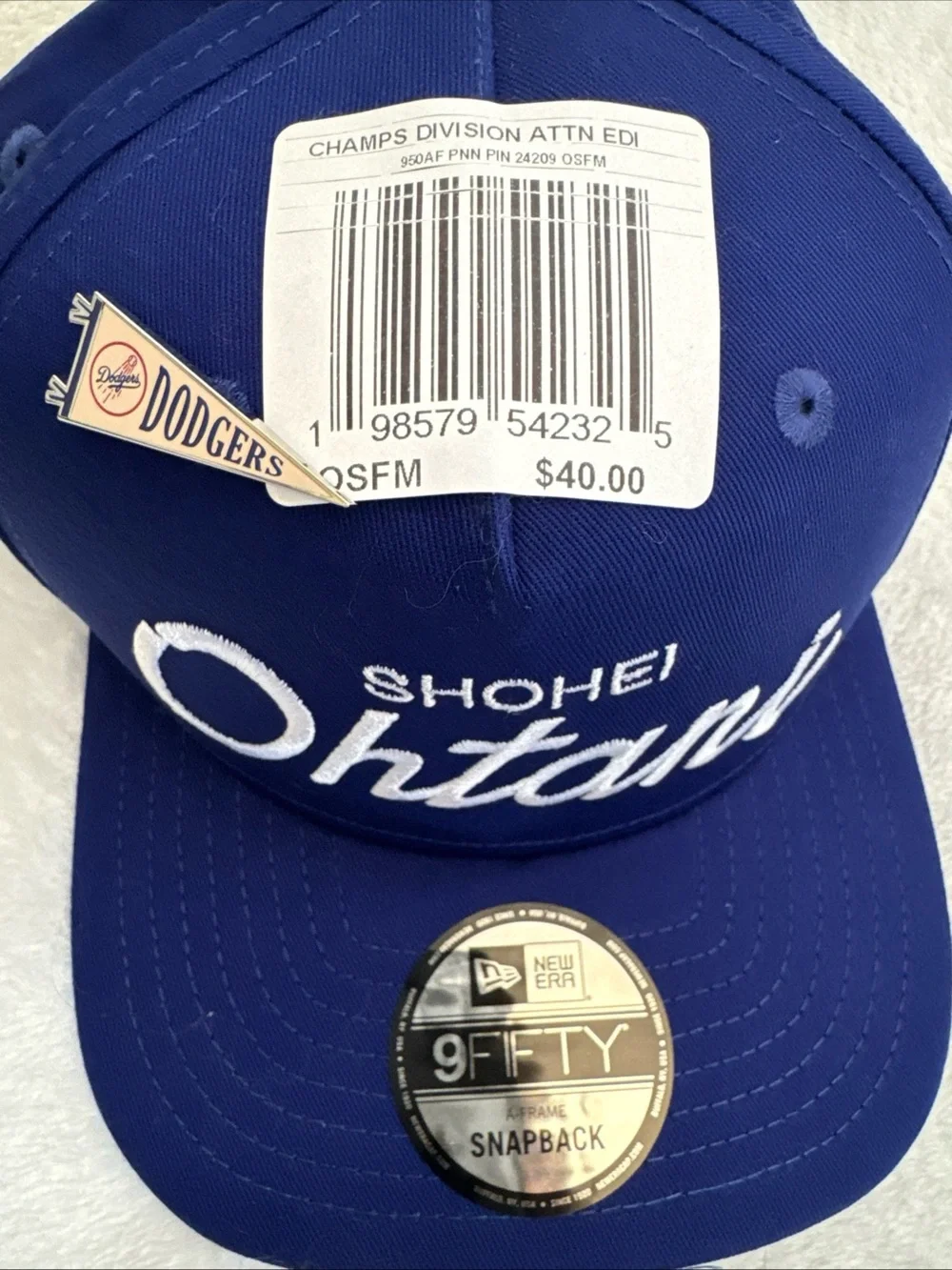 New Era 9FIFTY Los Angeles Dodgers Shohei Ohtani Snapback Hat - NWT